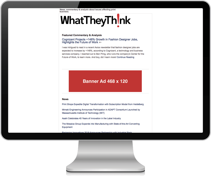 What They Think website advertising