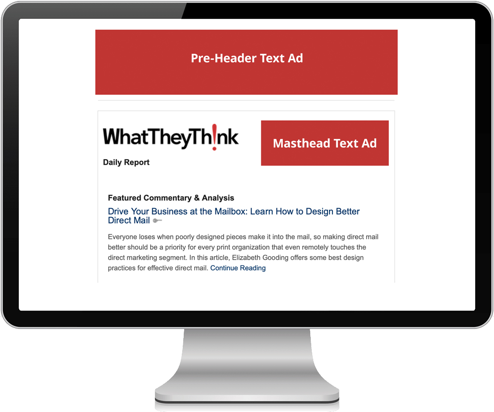 What They Think website advertising